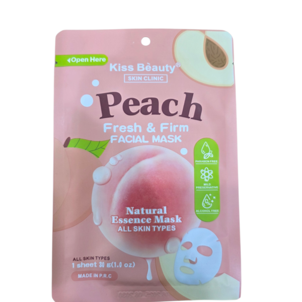 PEACH NATURAL FACE  MASK