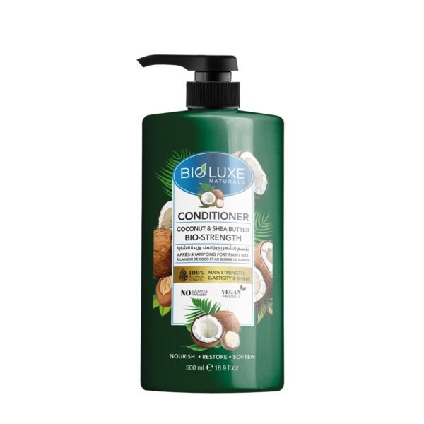 COCONUT & SHEA BUTTER BIO- STRENGHT CONDITIONER 500ML (BIOLUXE SERIES)