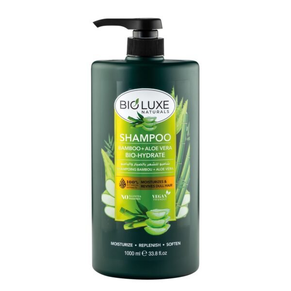 BOMBOO + ALOE VERA BIO- HYDRATE SHAMPOO 1000ML (BIOLUXE SERIES)