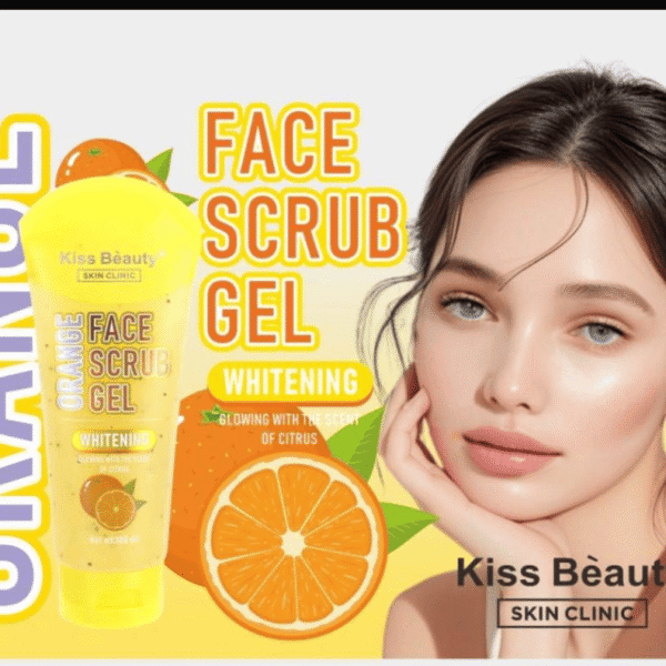 Face scrub gel whitening